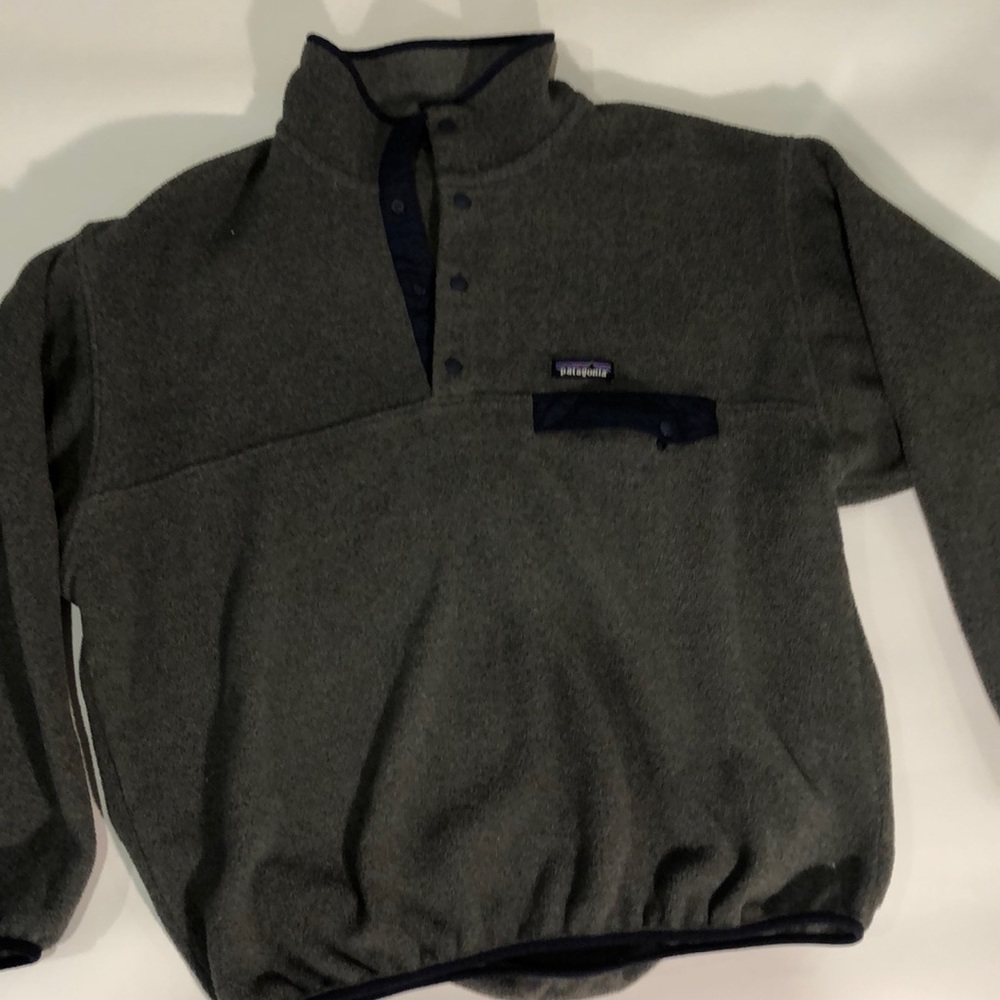 Patagonia synchilla grey 1/4 zip